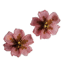 Beaded Flower Earrings, indigenous made